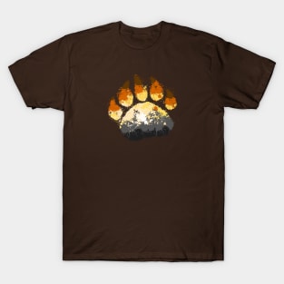 Bear Pride Splash Paw T-Shirt